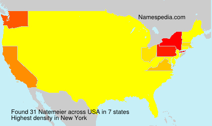 Surname Natemeier in USA Surname Natemeier in USA