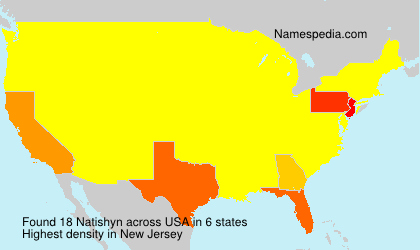 Surname Natishyn in USA Surname Natishyn in USA