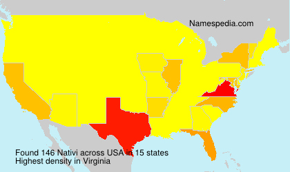 Surname Nativi in USA