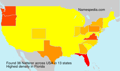 Familiennamen Natterer - USA