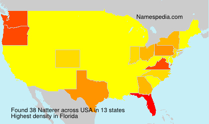 Surname Natterer in USA Surname Natterer in USA