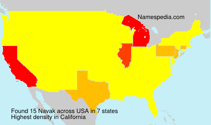 Surname Navak in USA