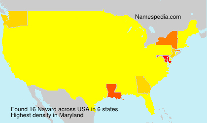 Surname Navard in USA Surname Navard in USA