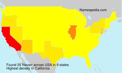 Surname Navarr in USA Surname Navarr in USA