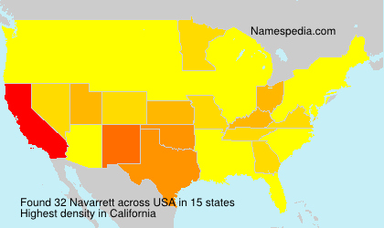 Surname Navarrett in USA Surname Navarrett in USA