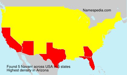 Surname Navarri in USA Surname Navarri in USA