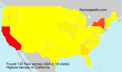 Surname Navi in USA Surname Navi in USA