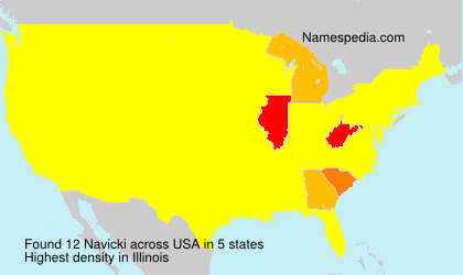 Surname Navicki in USA Surname Navicki in USA
