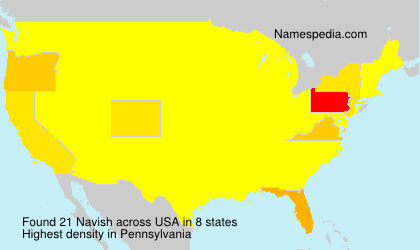 Surname Navish in USA Surname Navish in USA