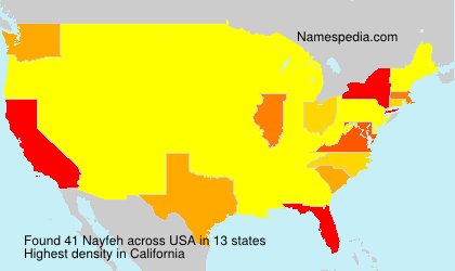 Surname Nayfeh in USA Surname Nayfeh in USA