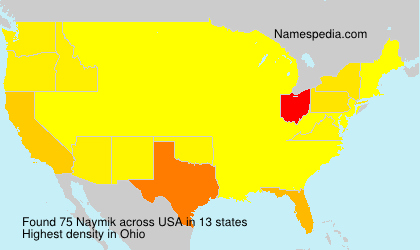 Surname Naymik in USA Surname Naymik in USA