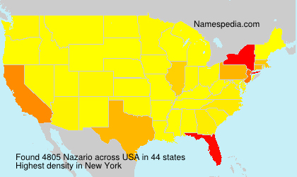 Surname Nazario in USA
