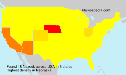 Surname Nazeck in USA Surname Nazeck in USA
