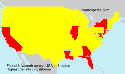 Surname Nazeeh in USA Surname Nazeeh in USA