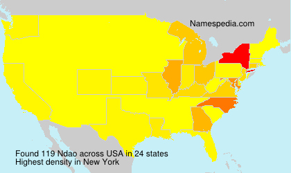 Surname Ndao in USA Surname Ndao in USA