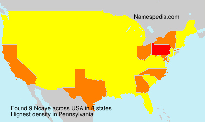 Surname Ndaye in USA Surname Ndaye in USA