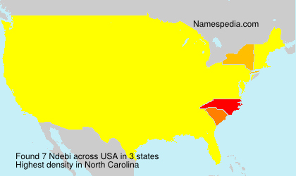 Surname Ndebi in USA Surname Ndebi in USA