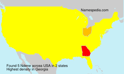 Surname Ndene in USA Surname Ndene in USA