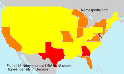 Surname Ndeye in USA Surname Ndeye in USA