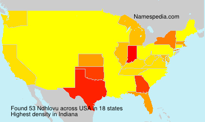 Surname Ndhlovu in USA Surname Ndhlovu in USA
