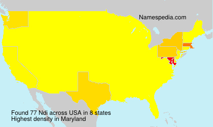 Surname Ndi in USA Surname Ndi in USA