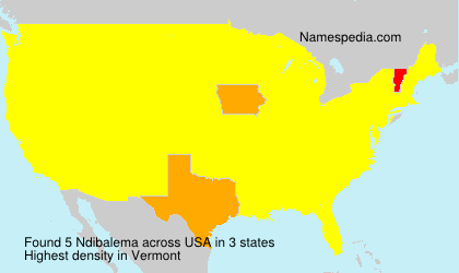 Surname Ndibalema in USA Surname Ndibalema in USA