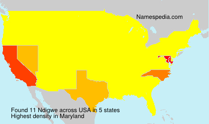 Surname Ndigwe in USA Surname Ndigwe in USA