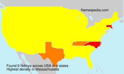 Surname Ndinya in USA Surname Ndinya in USA