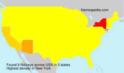 Surname Ndizeye in USA Surname Ndizeye in USA