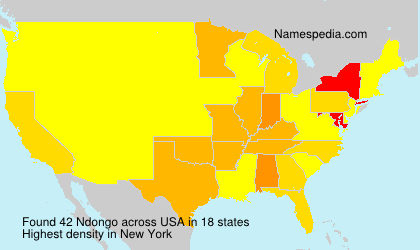 Surname Ndongo in USA Surname Ndongo in USA