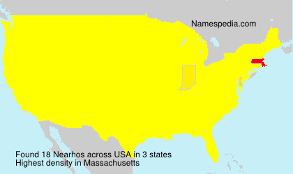 Surname Nearhos in USA Surname Nearhos in USA