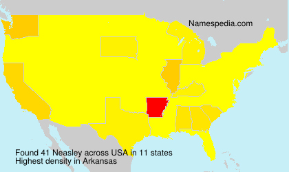 Surname Neasley in USA Surname Neasley in USA