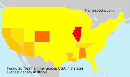 Surname Neathammer in USA Surname Neathammer in USA