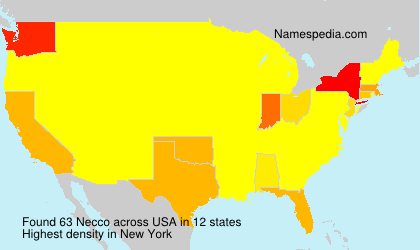 Surname Necco in USA Surname Necco in USA