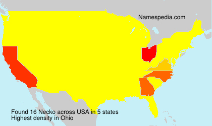 Surname Necko in USA Surname Necko in USA