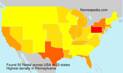 Surname Nedal in USA Surname Nedal in USA