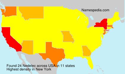 Surname Nedelec in USA Surname Nedelec in USA