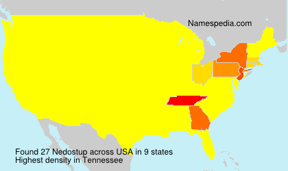 Surname Nedostup in USA Surname Nedostup in USA