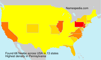 Surname Neebe in USA Surname Neebe in USA