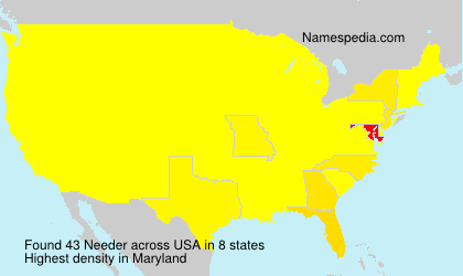 Surname Needer in USA Surname Needer in USA