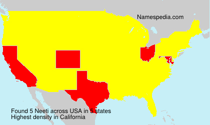 Surname Neeti in USA Surname Neeti in USA