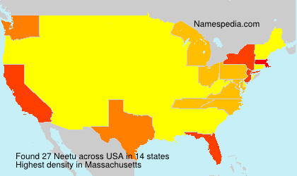 Surname Neetu in USA Surname Neetu in USA