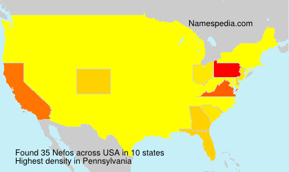 Surname Nefos in USA Surname Nefos in USA