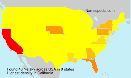 Surname Nefsky in USA Surname Nefsky in USA