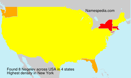 Surname Negelev in USA Surname Negelev in USA