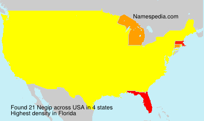 Surname Negip in USA Surname Negip in USA