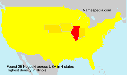 Surname Negoski in USA Surname Negoski in USA