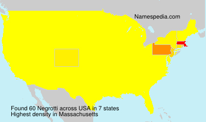 Surname Negrotti in USA Surname Negrotti in USA