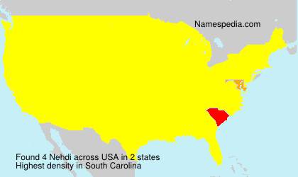 Surname Nehdi in USA