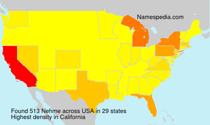 Surname Nehme in USA Surname Nehme in USA